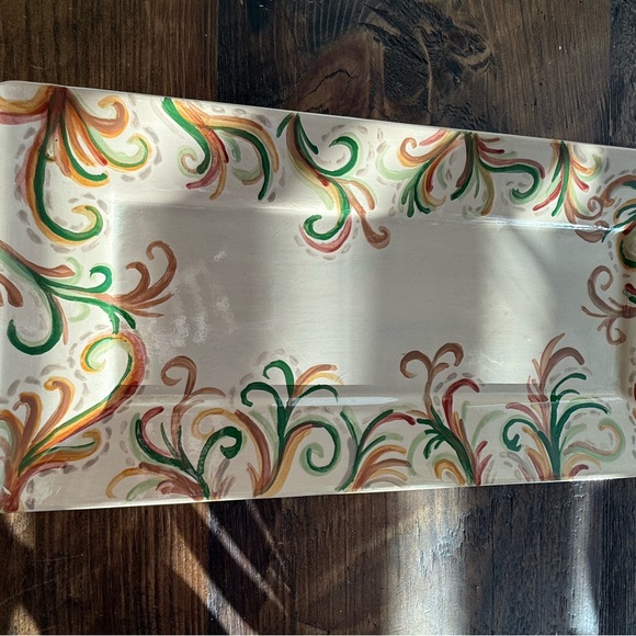 Colorful Swirl Design Rectangular Tray - Picture 2 of 3